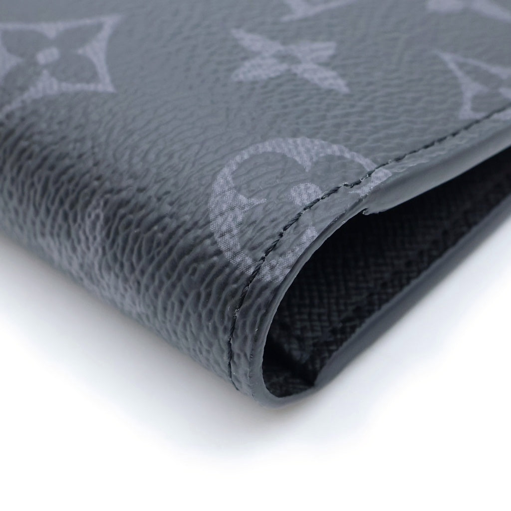 LOUIS VUITTON(ルイヴィトン) モノグラムエクリプス ポルトフォイユミュルティプル 二つ折り財布 ブラック PVCレザー M61695