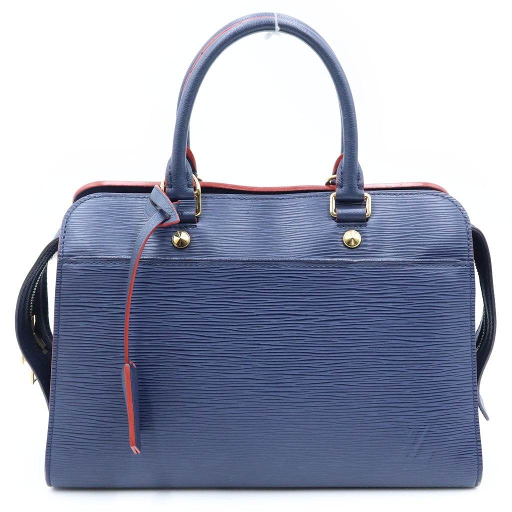 LOUIS VUITTON(ルイヴィトン) エピ ヴァノー MM ハンドバッグ レザー ゴールド金具 ネイビー M51239 レディース