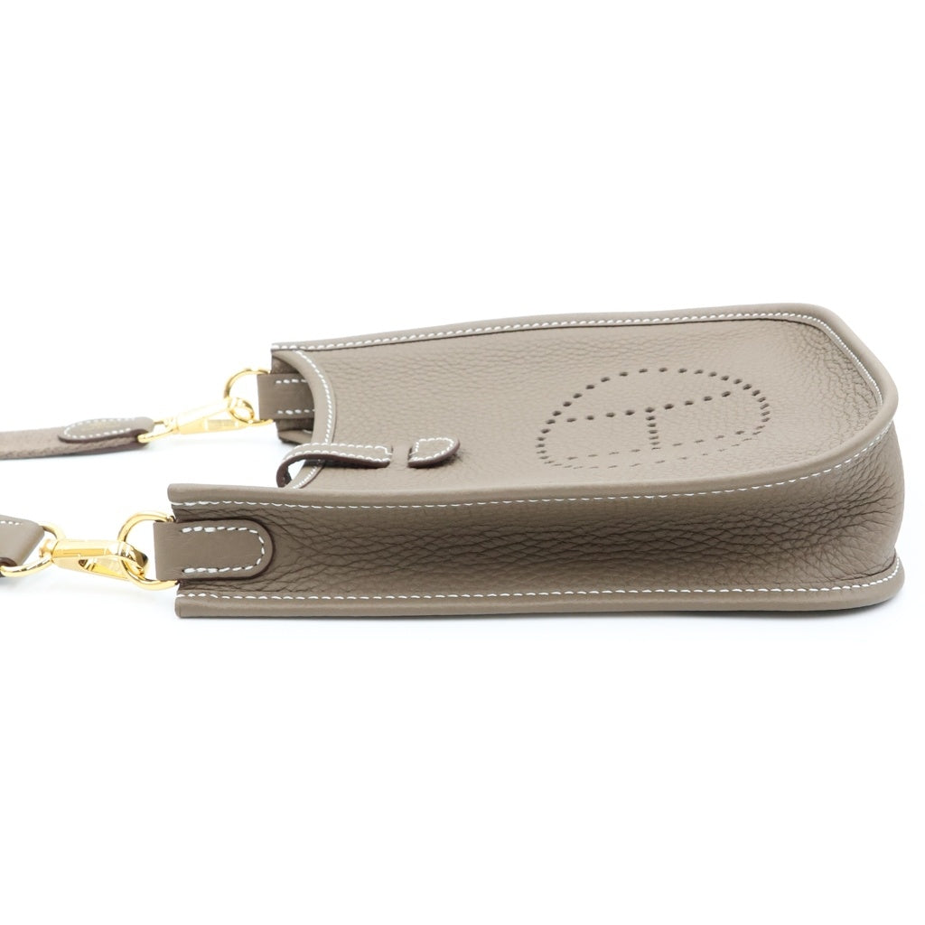 HERMES(エルメス) エブリンTPM ショルダーバッグ エトゥープ トリヨンクレマンス ゴールド金具 K刻印 レディース