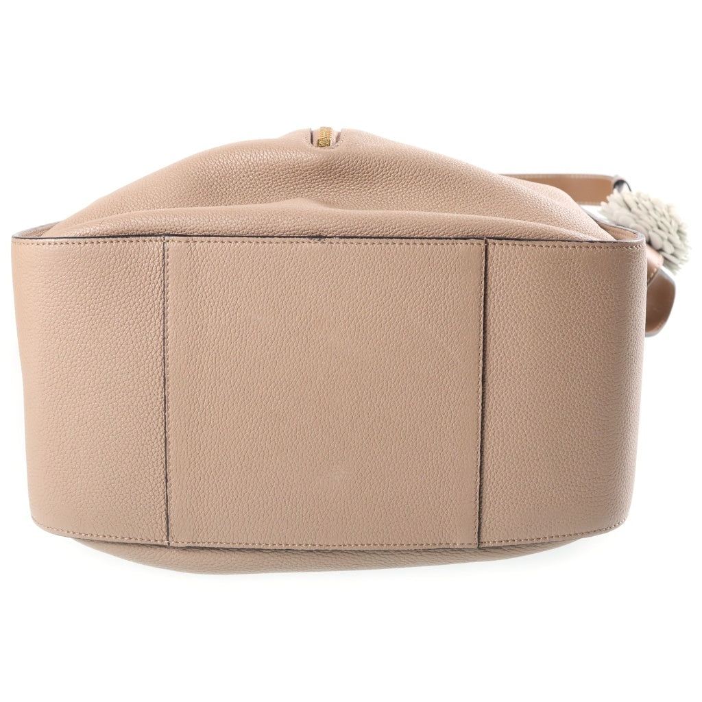 LOEWE(ロエベ) ハンモック スモール トープ 2WAYハンドバッグ ショルダーバッグ ブラウン レザー シルバー金具 レディース