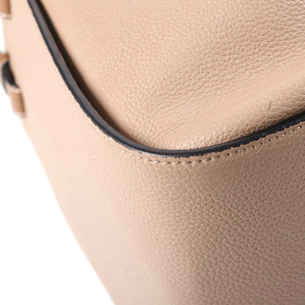 LOEWE(ロエベ) ハンモック スモール トープ 2WAYハンドバッグ ショルダーバッグ ブラウン レザー シルバー金具 レディース