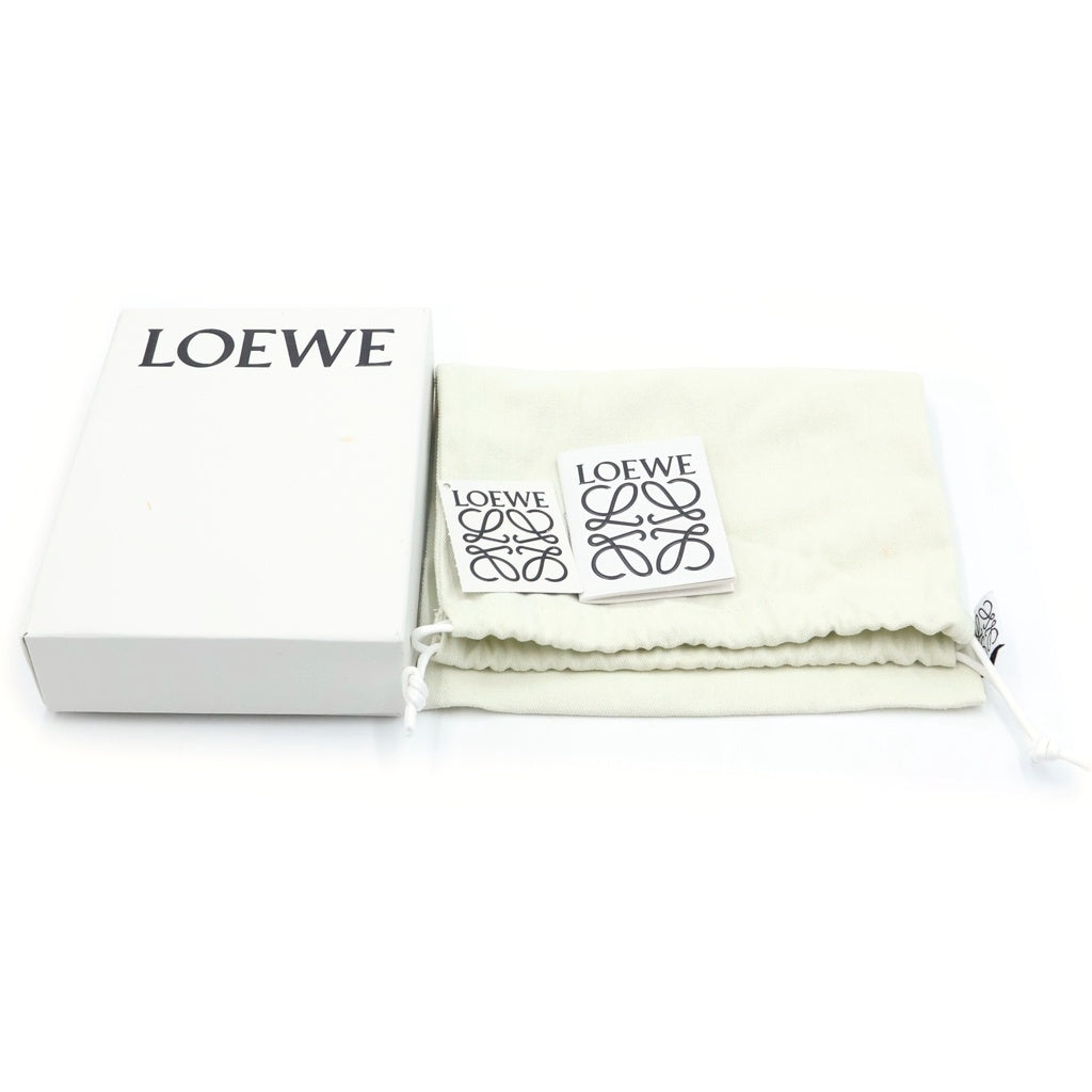 LOEWE(ロエベ) アナグラム トライフォールドウォレット 二つ折り財布 コインケース グレー レザー C660TR2X04 レディース