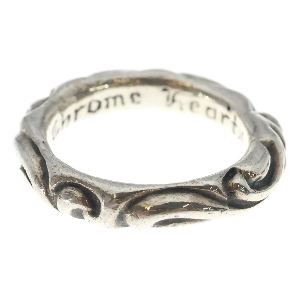 CHROME HEARTS(クロムハーツ) SCRL BAND スクロールバンド リング シルバー BCA351