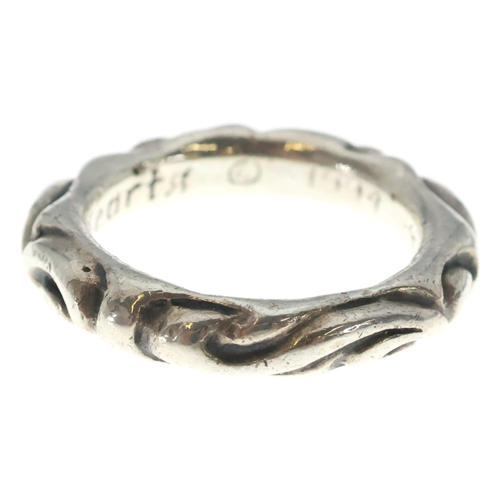 CHROME HEARTS(クロムハーツ) SCRL BAND スクロールバンド リング シルバー BCA351