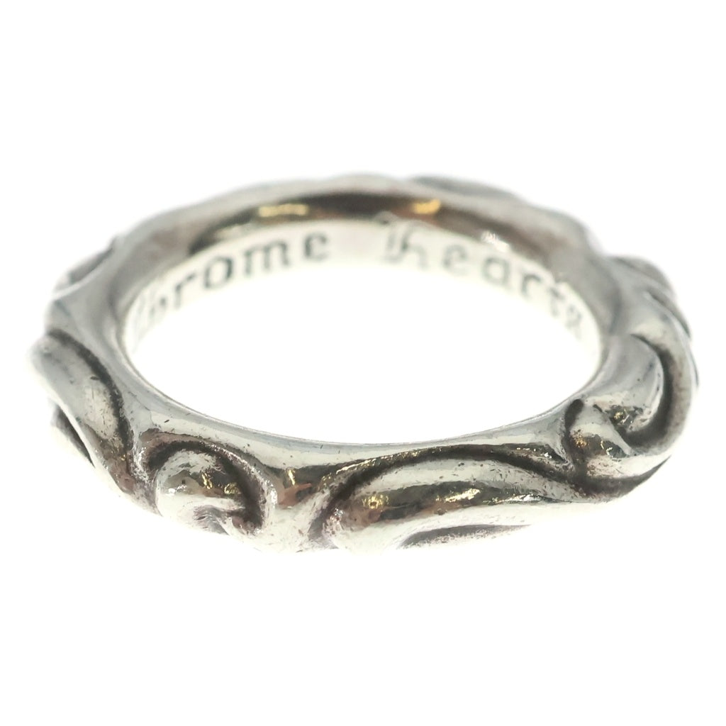CHROME HEARTS(クロムハーツ) SCRL BAND スクロールバンド リング シルバー BCA351