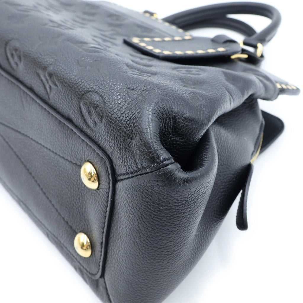 LOUIS VUITTON(ルイヴィトン) モノグラムアンプラント ヴォージュ レザー ゴールド金具 2WAY ハンドバッグ ショルダーバッグ ノワール ブラック M41491 レディース