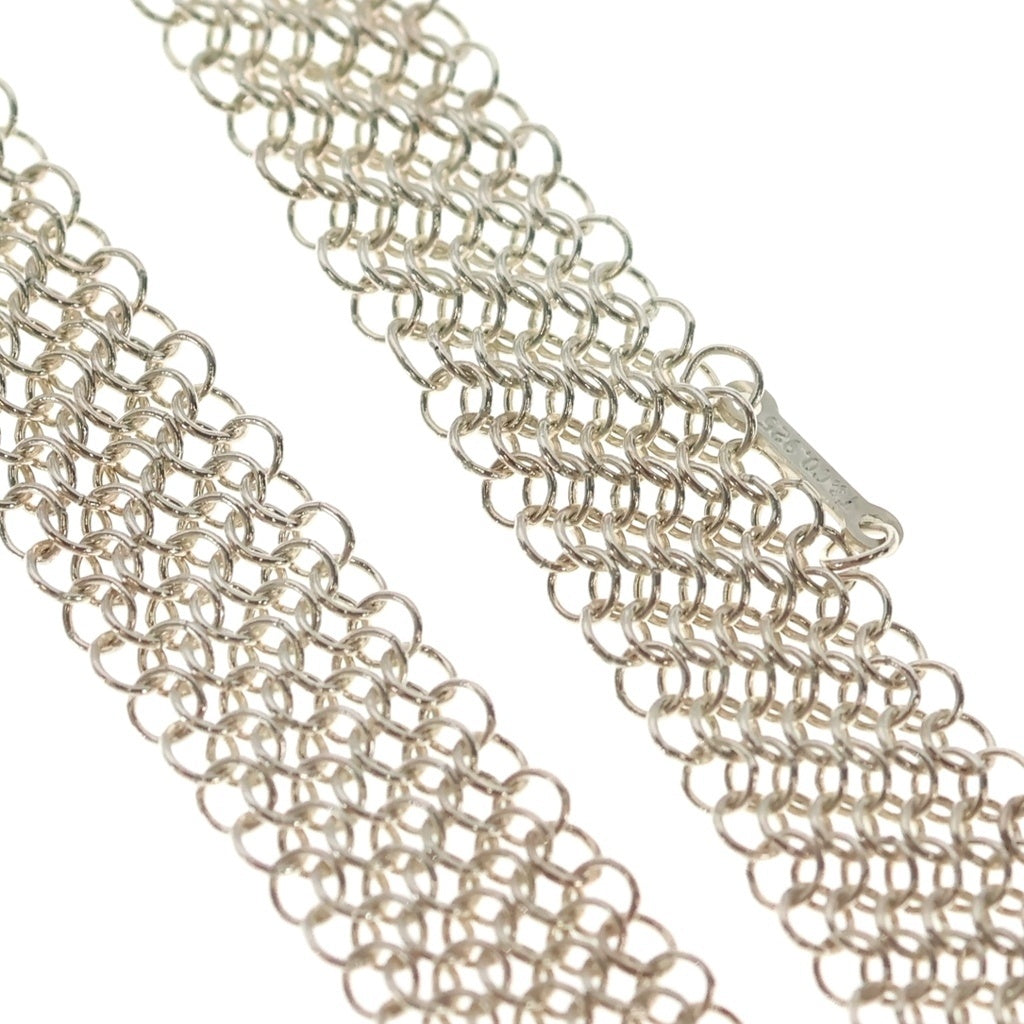 TIFFANY & Co.(ティファニー) エルサペレッティ メッシュ ネックレス チョーカーSV925 シルバー レディース