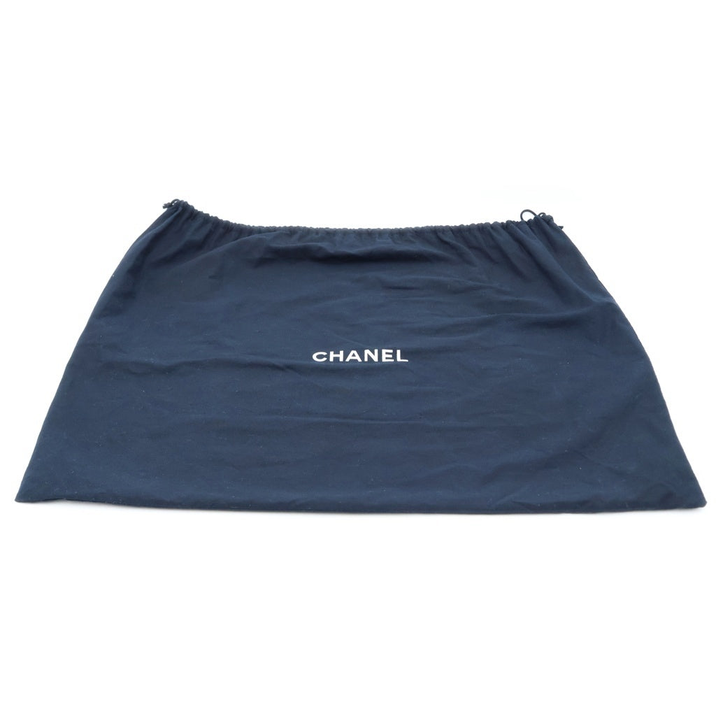 CHANEL(シャネル) ココマーク ハンドバッグ レザー コットン ブラック/ベージュ レディース