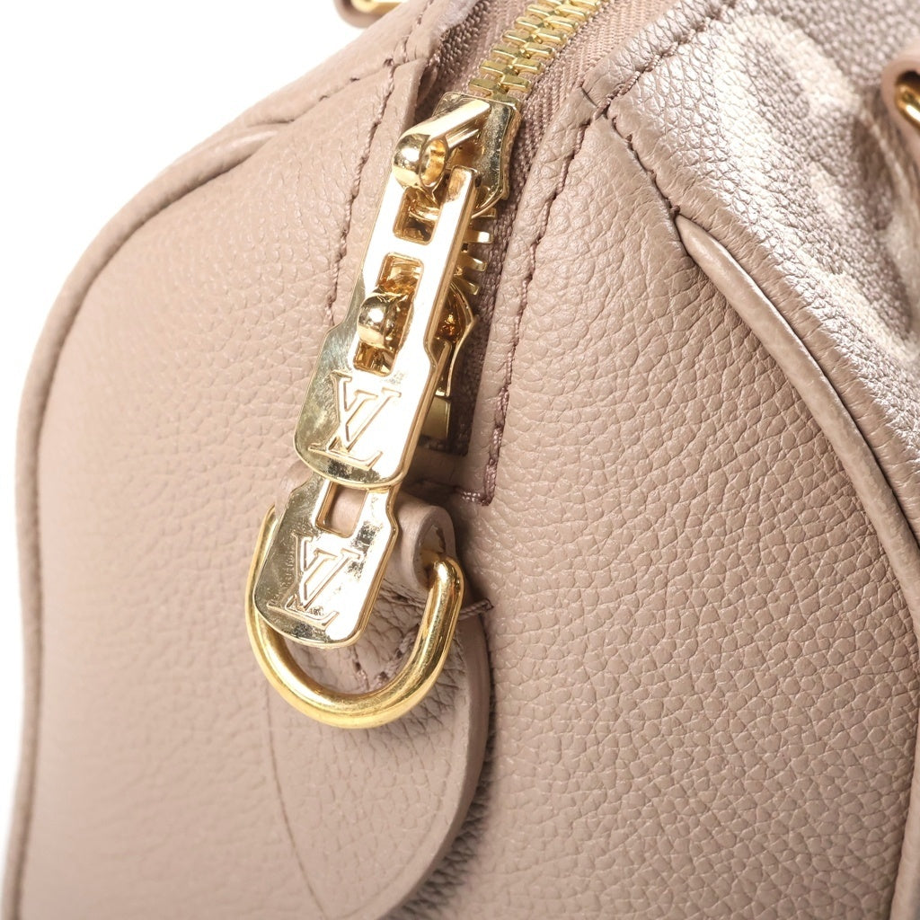 LOUIS VUITTON(ルイヴィトン) モノグラムアンプラント スピーディバンドリエール20 ハンド ショルダーバッグ 2WAY ゴールド金具 ベージュ M46575 RFID レディース