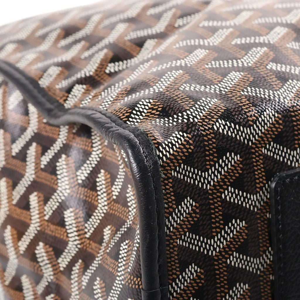 GOYARD(ゴヤール) サンレジェ バックパック リュック PVC レザー ブラック/ブラウン レディース