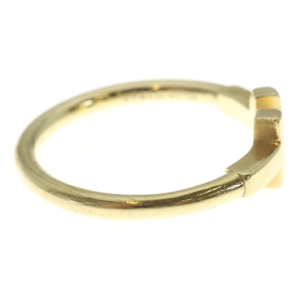 TIFFANY & Co.(ティファニー) Tワイヤー リング イエローゴールド 750YG #14
