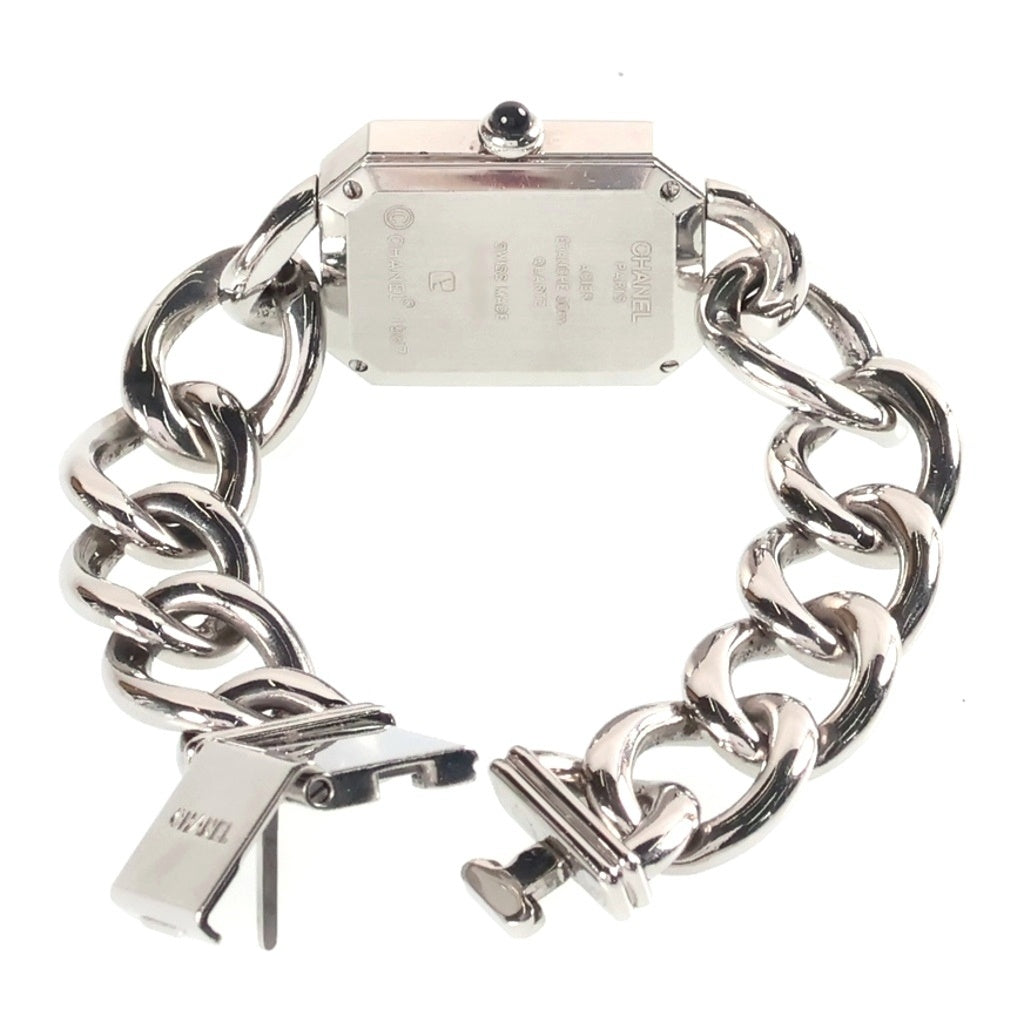 CHANEL(シャネル) プルミエールM 黒文字盤 ステンレススチール クオーツ シルバー ブラック H0452 レディース
