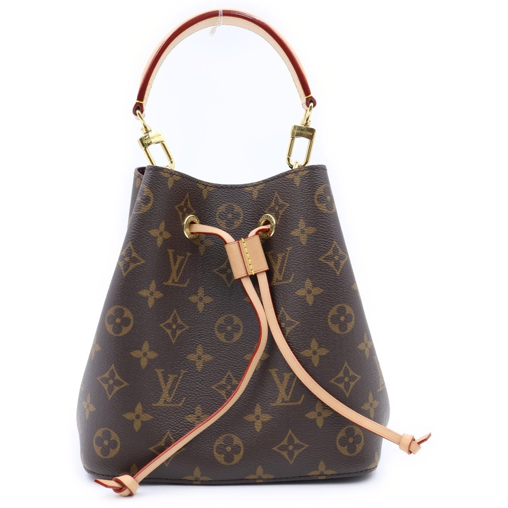 LOUIS VUITTON(ルイヴィトン) モノグラム ネオノエBB PVC レザー 2WAY ハンドバッグ ショルダーバッグ ICタイプ ブラウン M46581 レディース