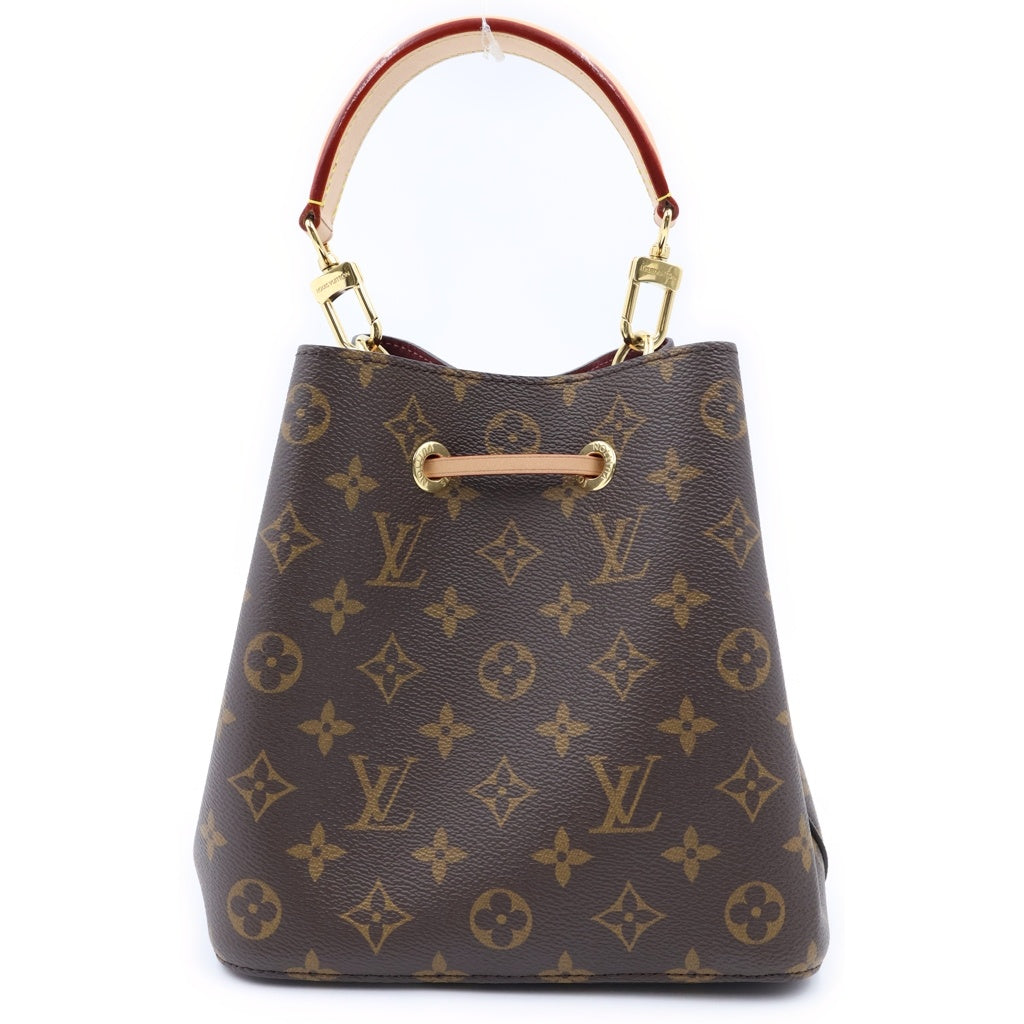 LOUIS VUITTON(ルイヴィトン) モノグラム ネオノエBB PVC レザー 2WAY ハンドバッグ ショルダーバッグ ICタイプ ブラウン M46581 レディース