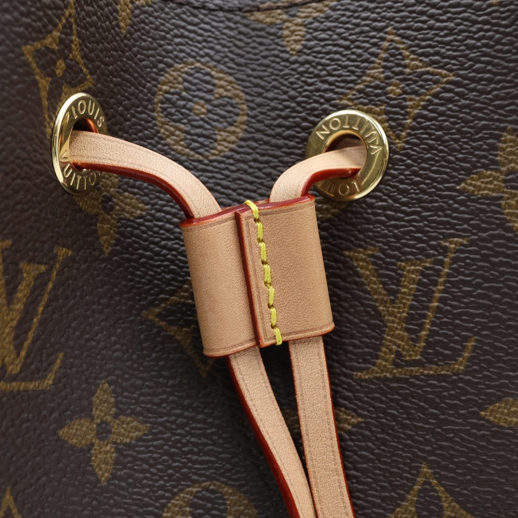 LOUIS VUITTON(ルイヴィトン) モノグラム ネオノエBB PVC レザー 2WAY ハンドバッグ ショルダーバッグ ICタイプ ブラウン M46581 レディース