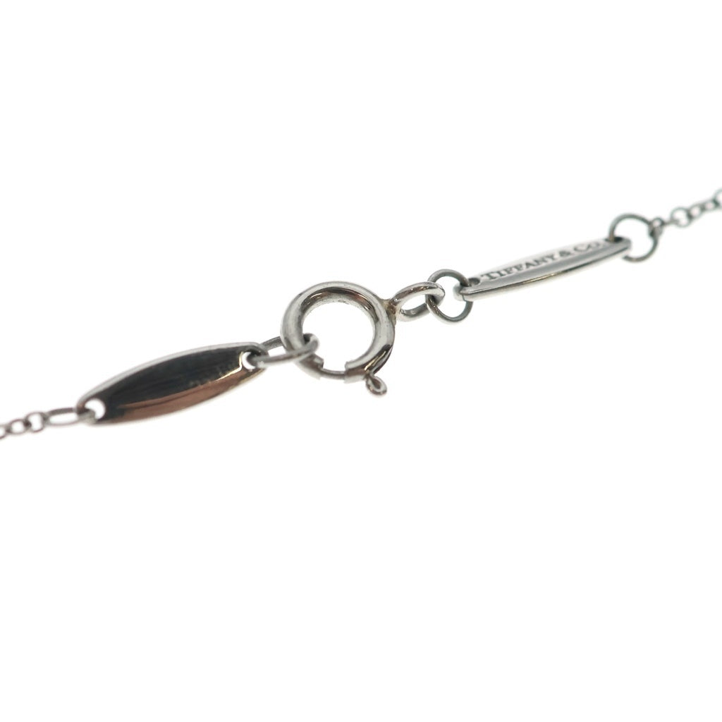 TIFFANY & Co.(ティファニー) バイザヤード サファイヤ ネックレス ペンダント チェーン プラチナ ブルー Pt950 レディース