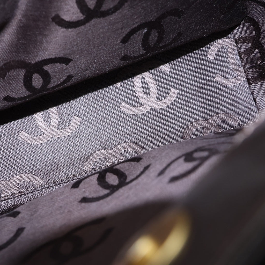 CHANEL(シャネル) ワイルドステッチ ハンドバッグ マトラッセ レザー ダークブラウン レディース