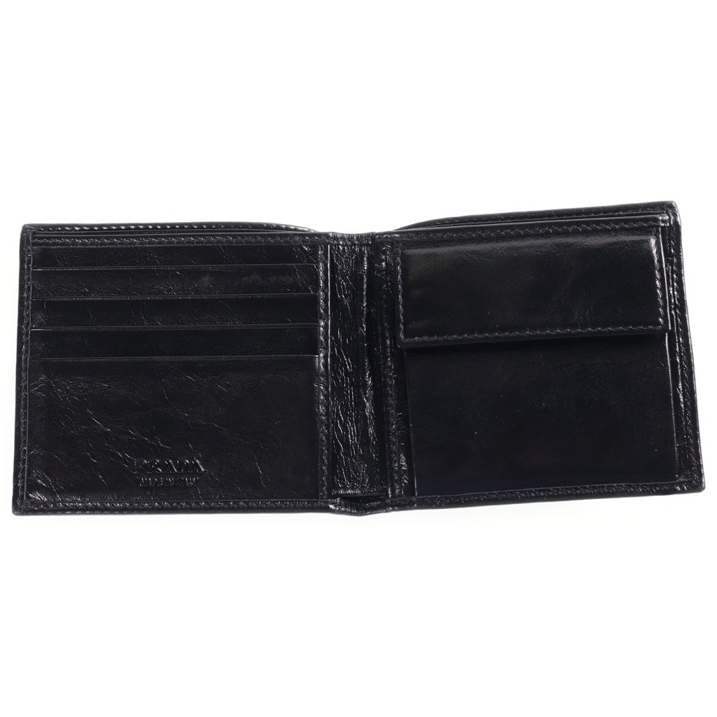 PRADA(プラダ) トライアングルロゴ 二つ折り財布 コンパクトウォレット カードケース ブラック レザー 2MO738 レディース