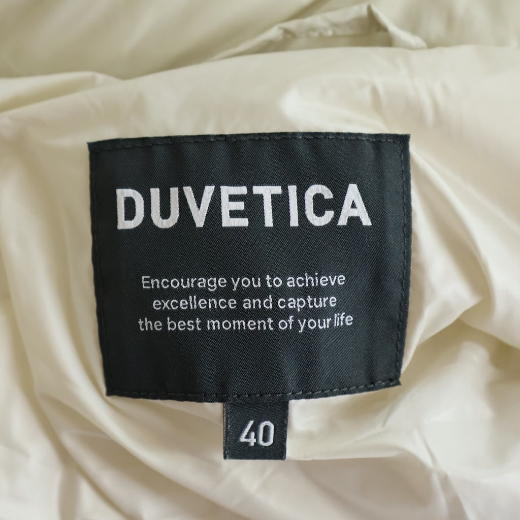 DUVETICA(デュベティカ) ALISKA アリスカ ダウンコート キルティング Ivory Beige アイボリーベージュ レディース
