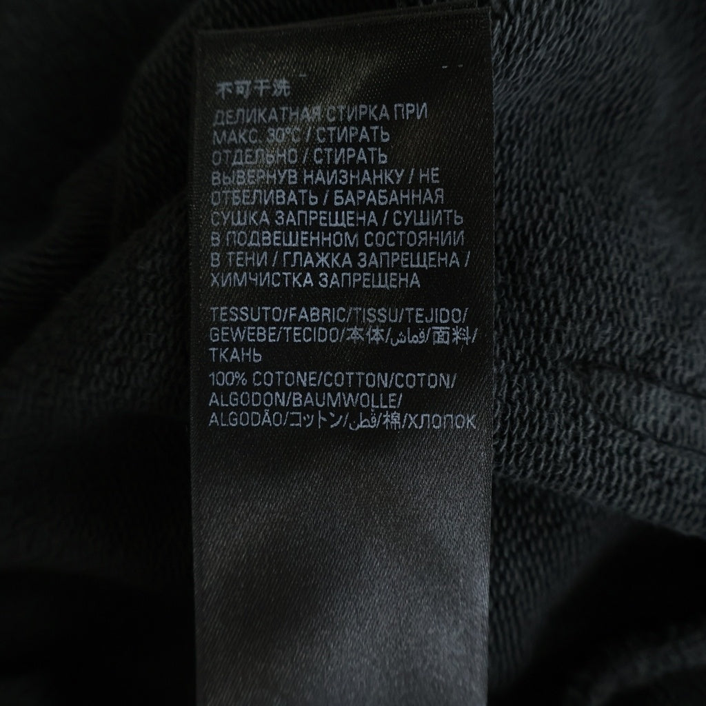 BALENCIAGA(バレンシアガ) Large Fit Hoodie ラージ フィット フーディー プリント プルオーバーパーカー コットン ブラック 803265