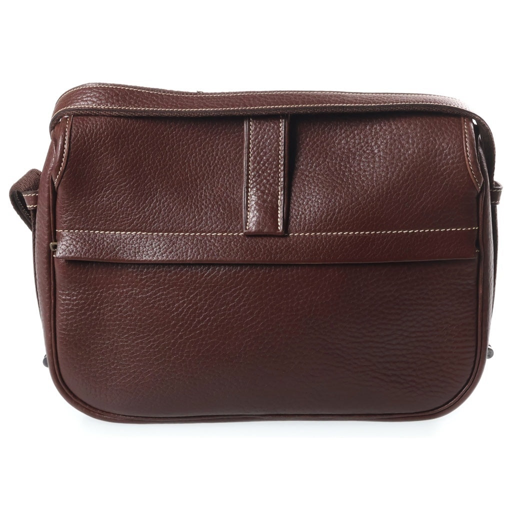 HERMES(エルメス) ヌメア ショルダーバッグ ブラウン レザー レディース