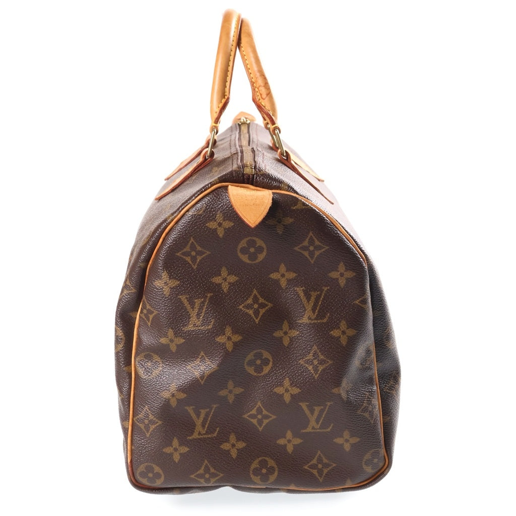 LOUIS VUITTON(ルイヴィトン) モノグラム スピーディ35 ハンド ボストンバッグ PVC レザー ブラウン M41524 レディース