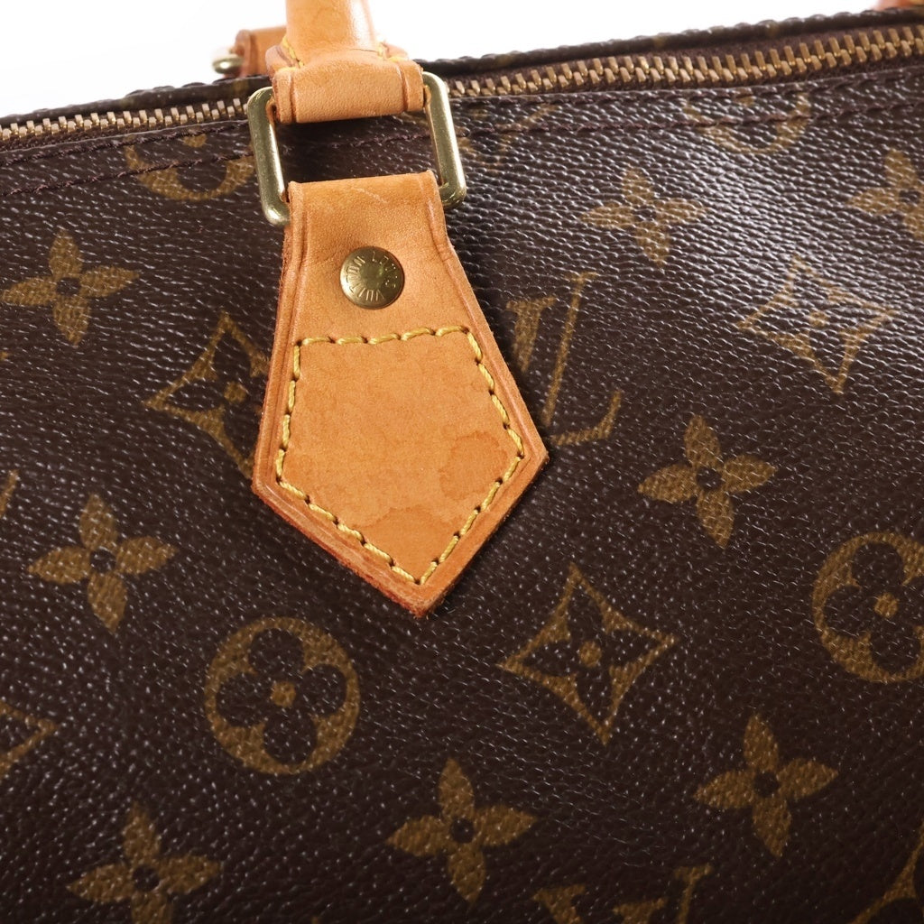 LOUIS VUITTON(ルイヴィトン) モノグラム スピーディ35 ハンド ボストンバッグ PVC レザー ブラウン M41524 レディース