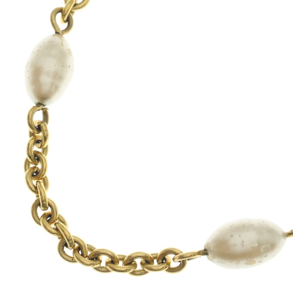 CHANEL(シャネル) パール ロングチェーンネックレス チェーン ゴールド レディース
