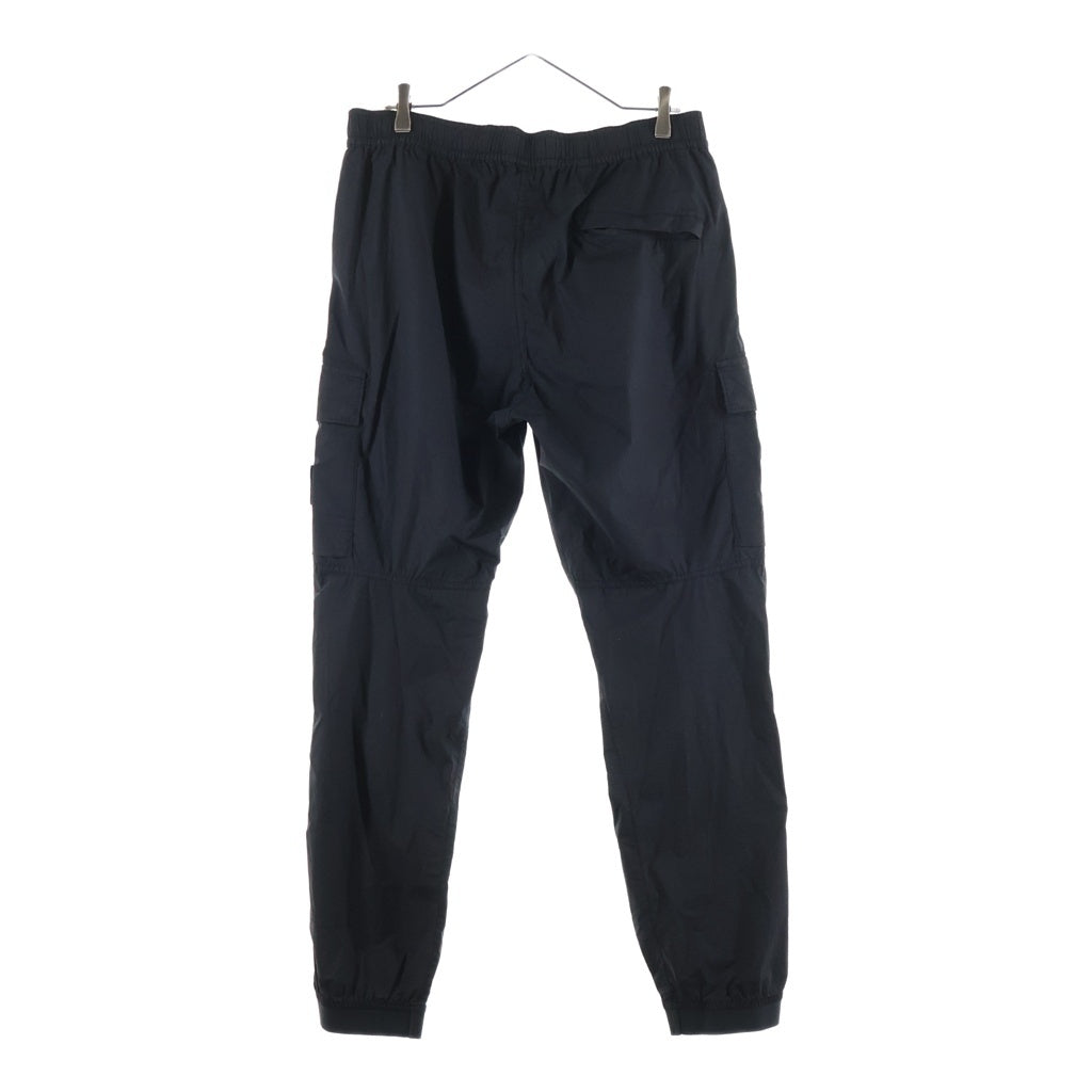 STONE ISLAND(ストーンアイランド) 24SS STRETCH COTTON TELA PARACADUTE GARMENT DYED ストレッチ コットン ガーメントダイ カーゴパンツ ブラック 801531303