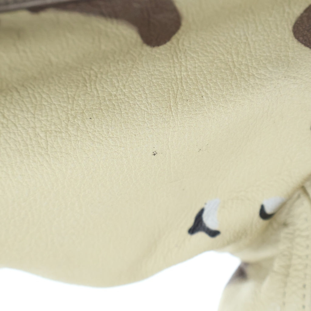 SUPREME(シュプリーム) 17SS Leather MA-1 Jacket Desert Camo レザージャケット ライダース カモ柄 ベージュ