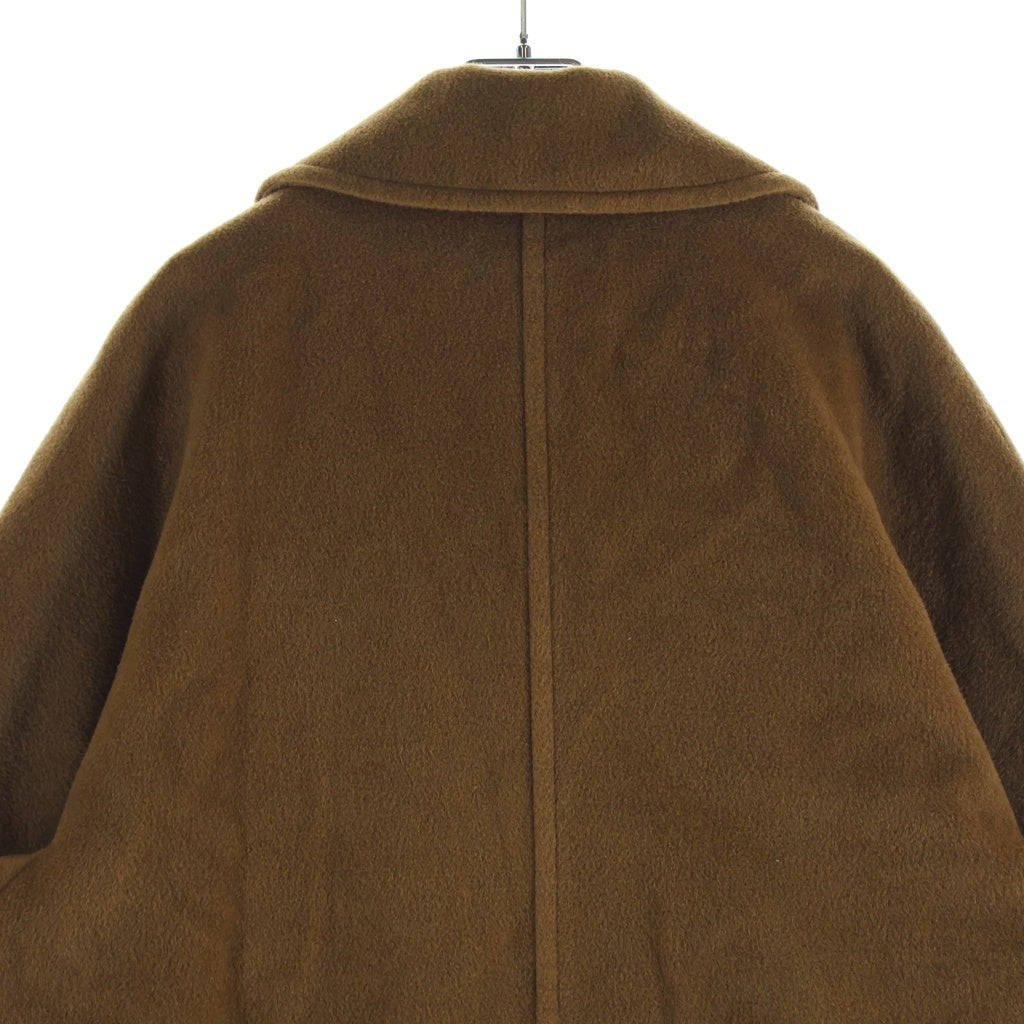 Max Mara(マックスマーラ) WOOL LONG COAT ウール ロングコート 銀タグ ブラウン 32/72/218