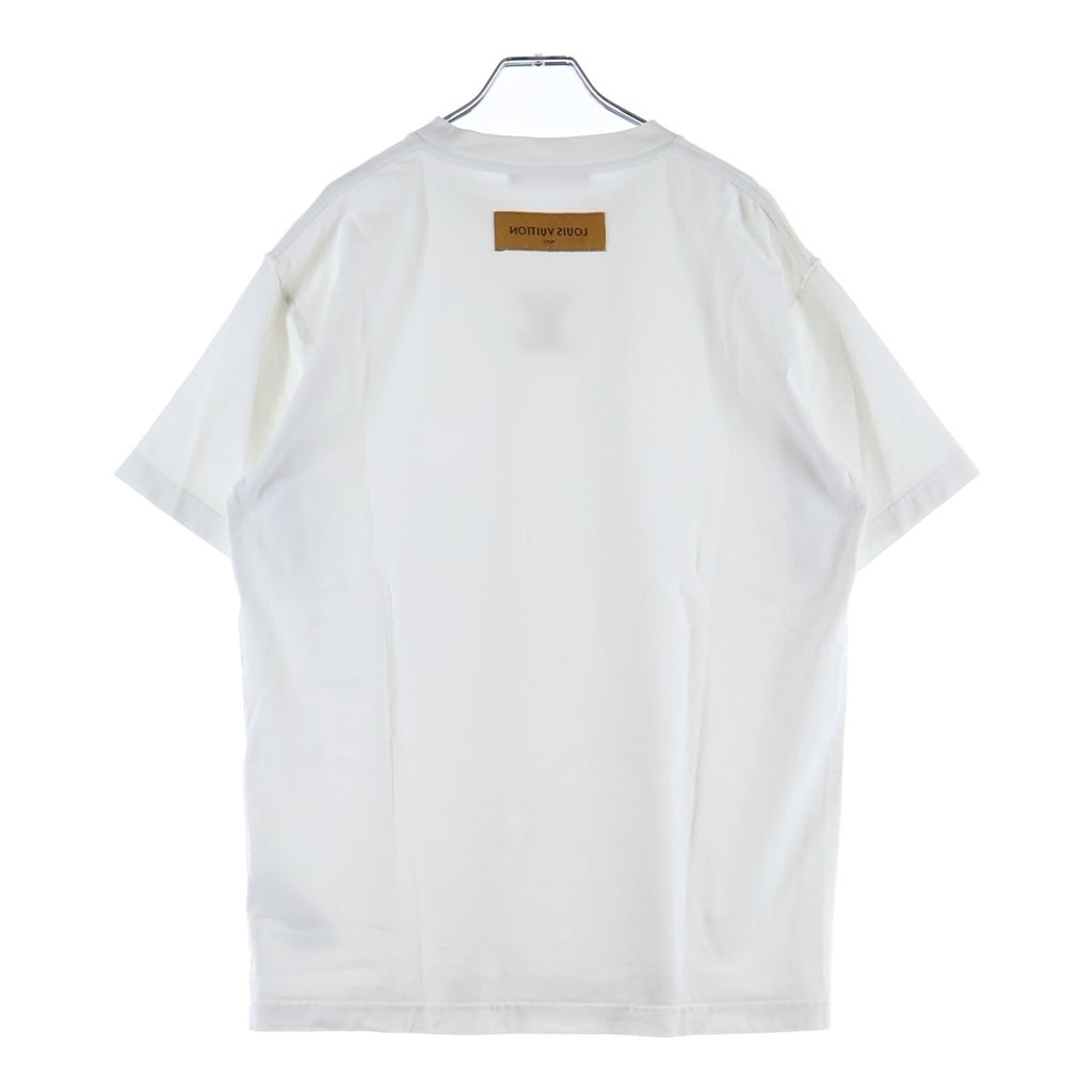LOUIS VUITTON(ルイヴィトン) 23AW LVデボスインサイドアウトTシャツ 半袖カットソー クルーネック ホワイト RM232Q DT3 HNY55W