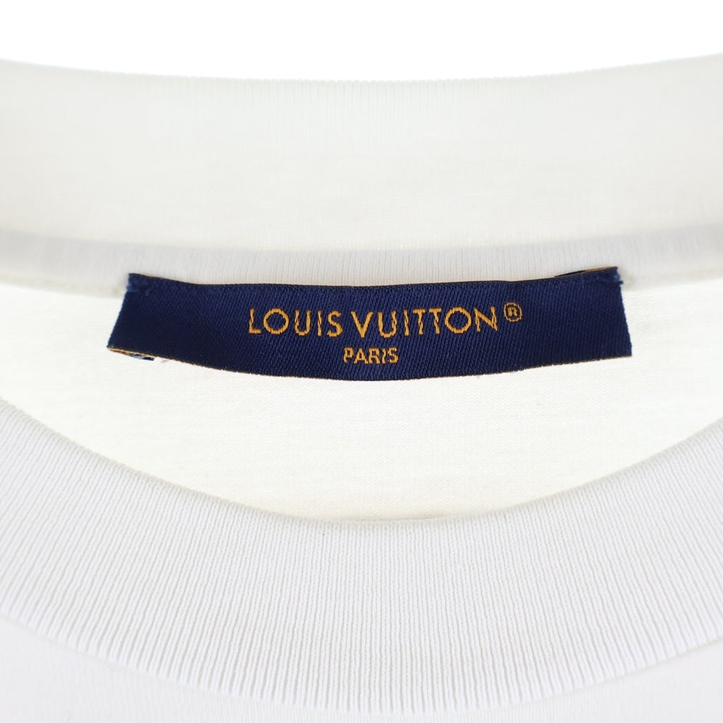 LOUIS VUITTON(ルイヴィトン) 23AW LVデボスインサイドアウトTシャツ 半袖カットソー クルーネック ホワイト RM232Q DT3 HNY55W