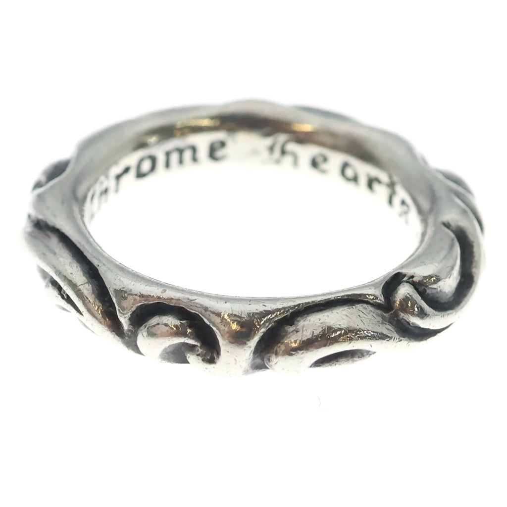 CHROME HEARTS(クロムハーツ) SCRL BAND スクロールバンド リング シルバー BCA351