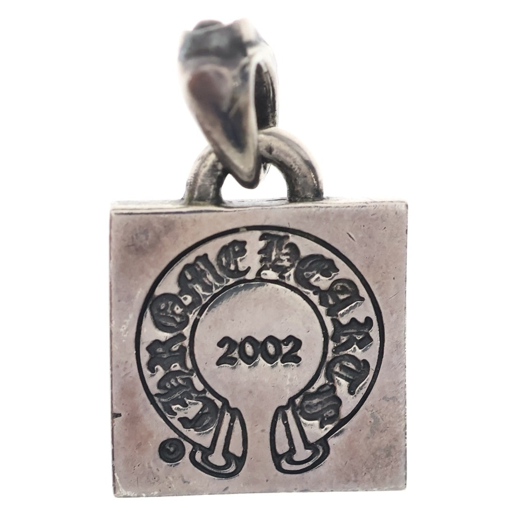 CHROME HEARTS(クロムハーツ) FRAMED LETTER BLOCK フレームド レターブロック A アルファベットチャーム シルバー