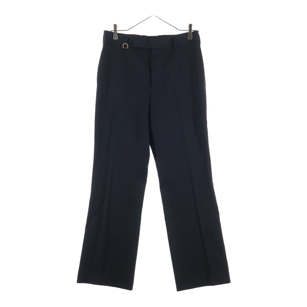 SOSHIOTSUKI(ソウシオオツキ) 21AW サイドライン フレアスラックスパンツ ブラック S21FW09PT-W