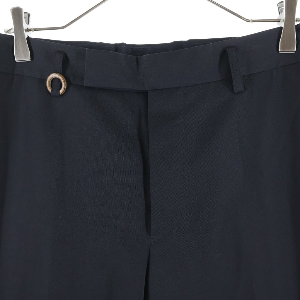 SOSHIOTSUKI(ソウシオオツキ) 21AW サイドライン フレアスラックスパンツ ブラック S21FW09PT-W