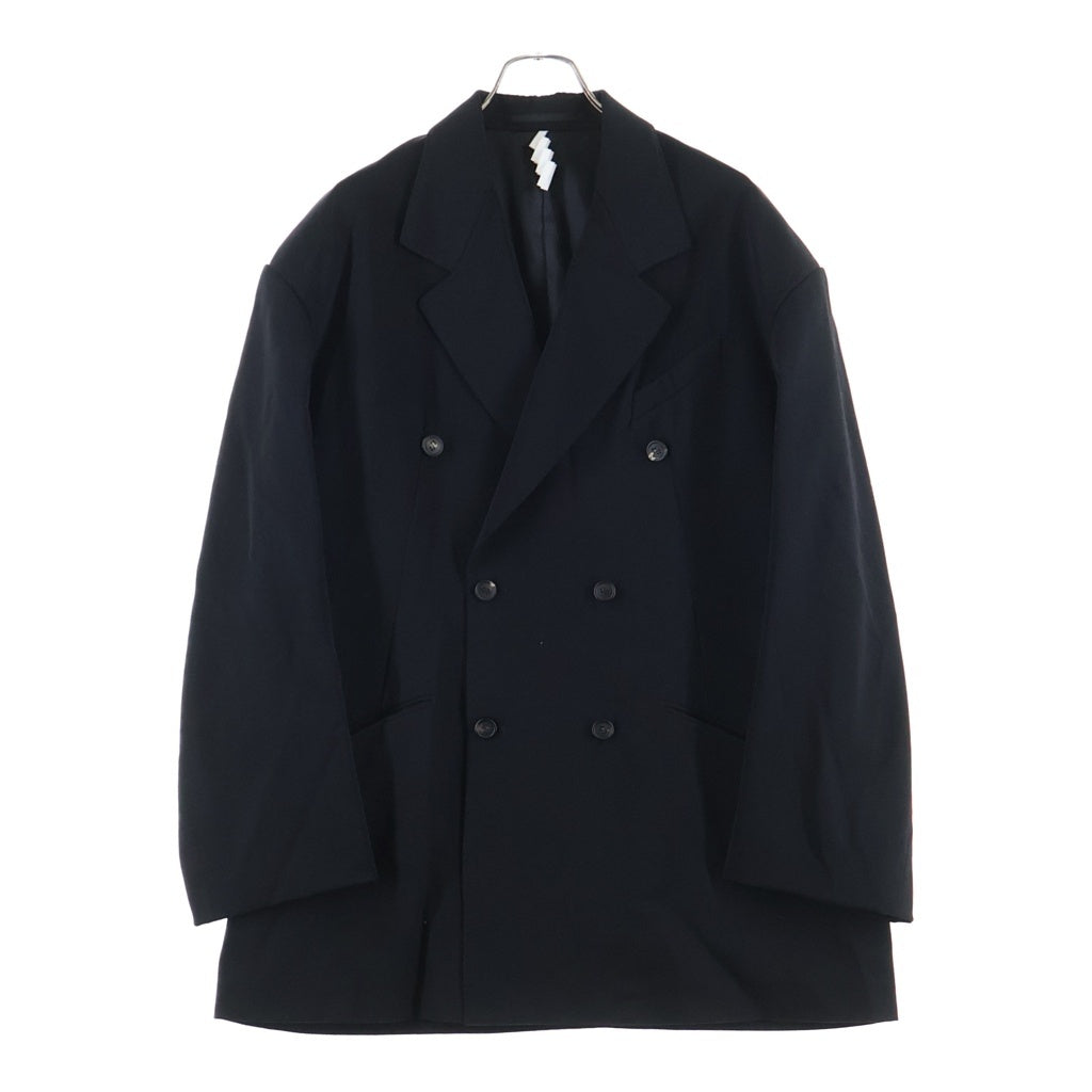 SOSHIOTSUKI(ソウシオオツキ) 23AW OVER SIZED DOUBLE JACKET オーバーサイズ ダブルジャケット ブラック S23AW06JKT