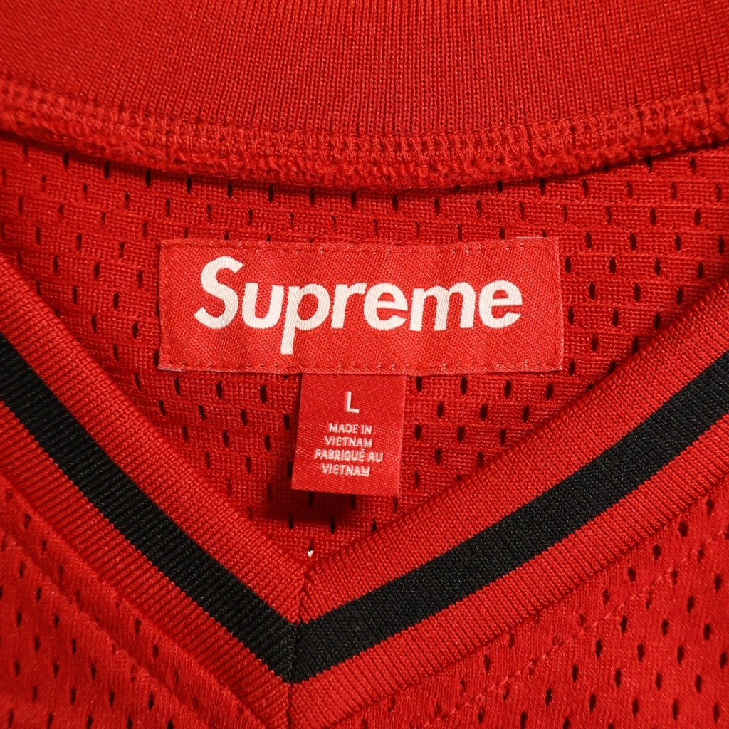 SUPREME(シュプリーム) 26SS × Spitfire Football Jersey ×スピットファイア フットボールジャージ Vネック半袖Tシャツ レッド