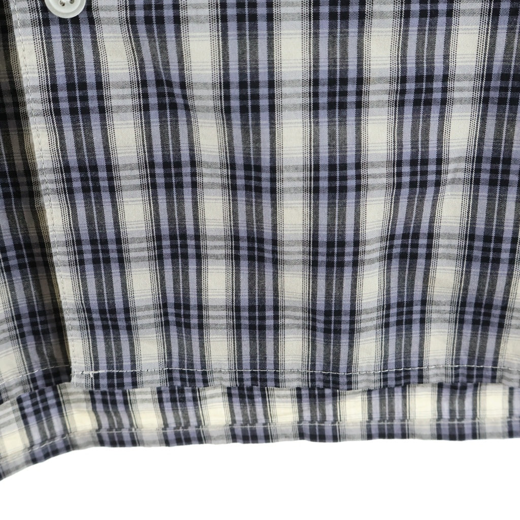 SUPREME(シュプリーム) SS Mini Plaid S/S Shirt チェック柄 ミニプレイド ショートスリーブ半袖シャツ グレー
