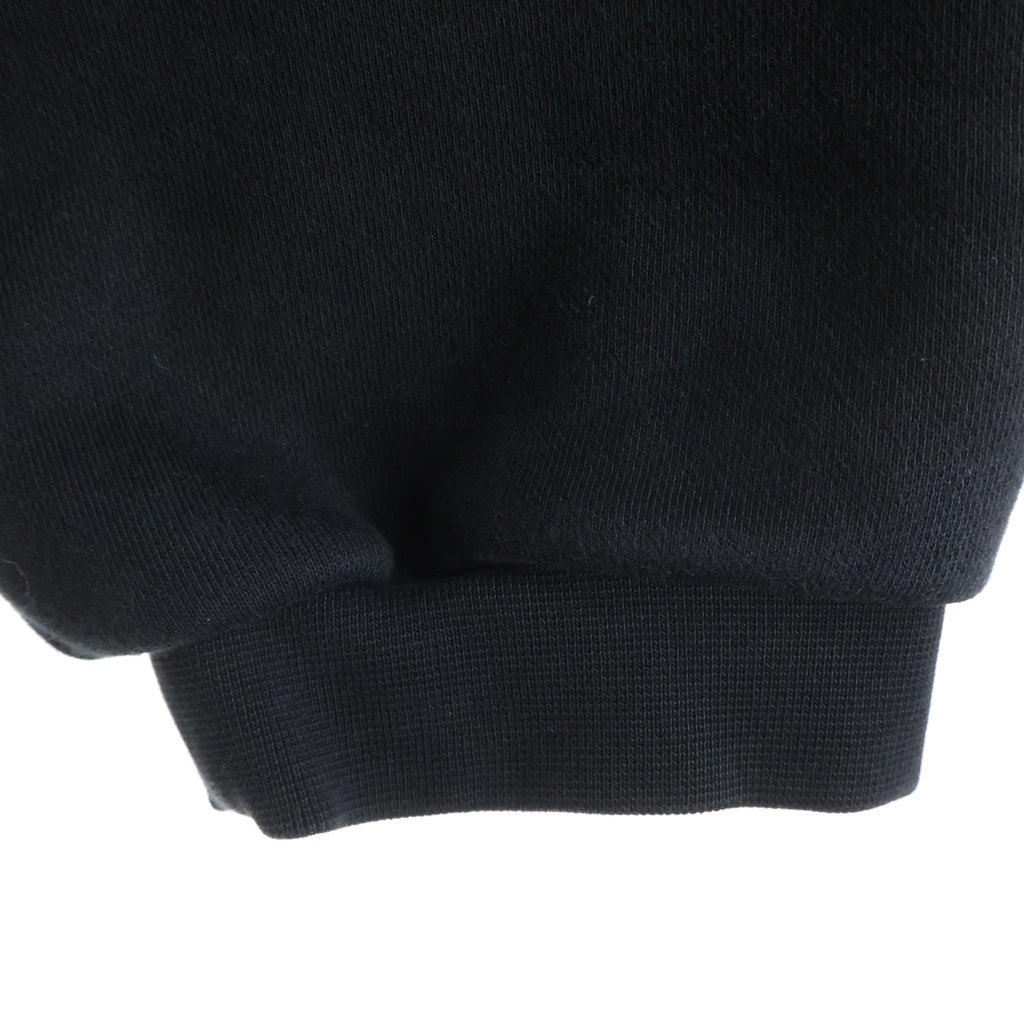 FEAR OF GOD ESSENTIALS(フィアオブゴッド エッセンシャルズ) ロゴプリント フリース プルオーバーフーディーパーカー ブラック