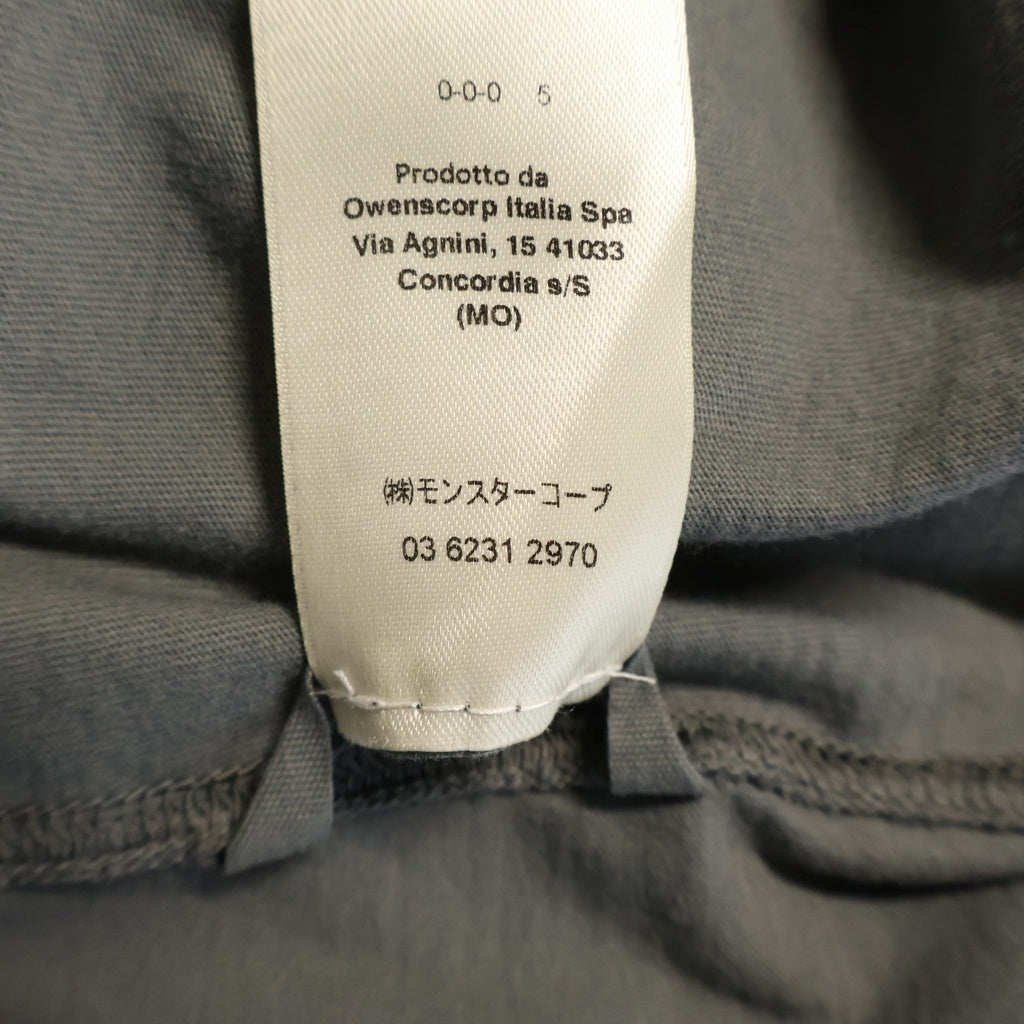 DRKSHDW(ダークシャドウ) 24AW TOMMYT PORTERVILLE TEE DU02D2259-RNEP1 トミー ロゴプリント カットオフ ロングスリーブ長袖Tシャツ グレー
