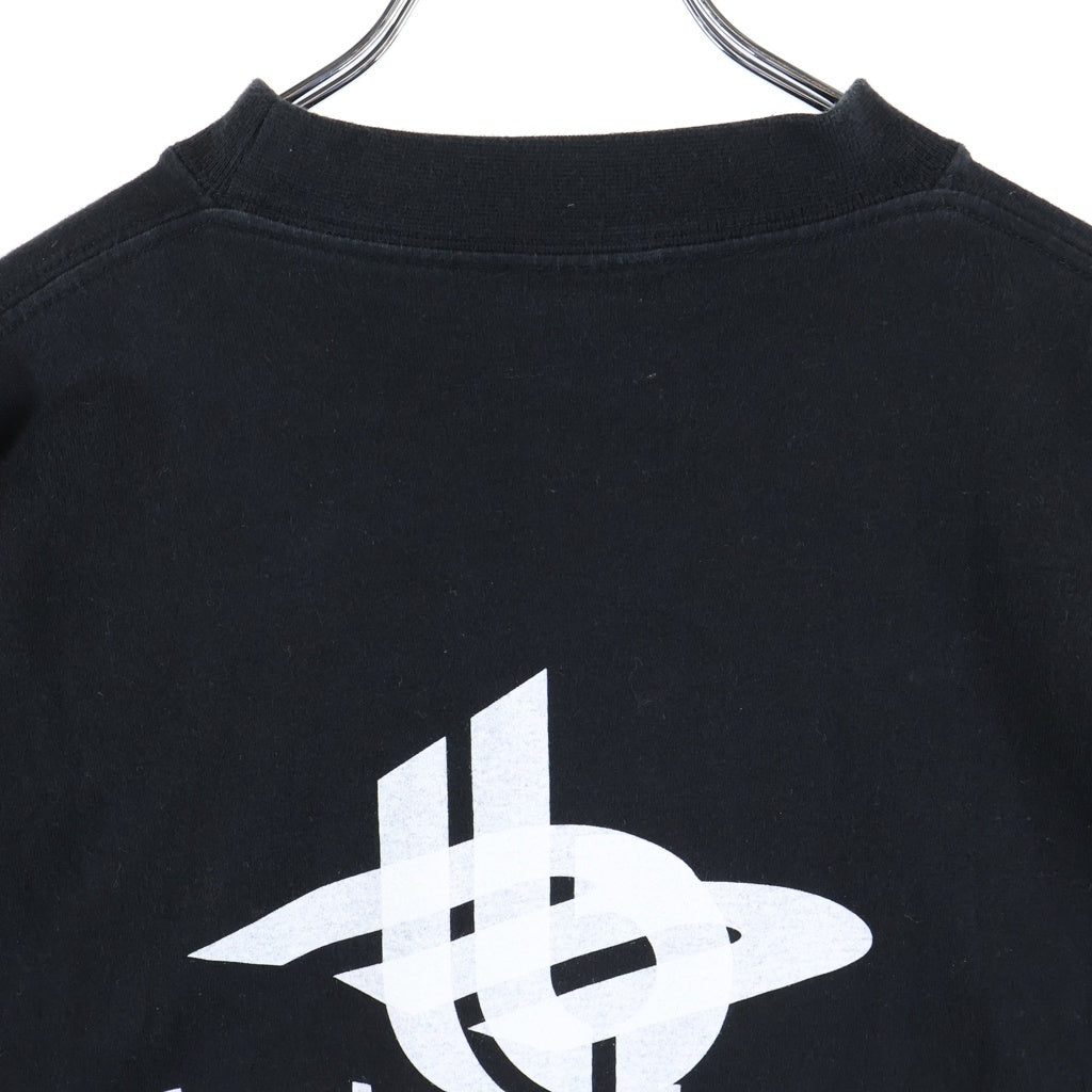 BALENCIAGA(バレンシアガ) 23AW LAYERED SPORTS LOGO TEE 739028 TPVF2 レイヤードスポーツロゴ クルーネック半袖Tシャツ カットソー ブラック