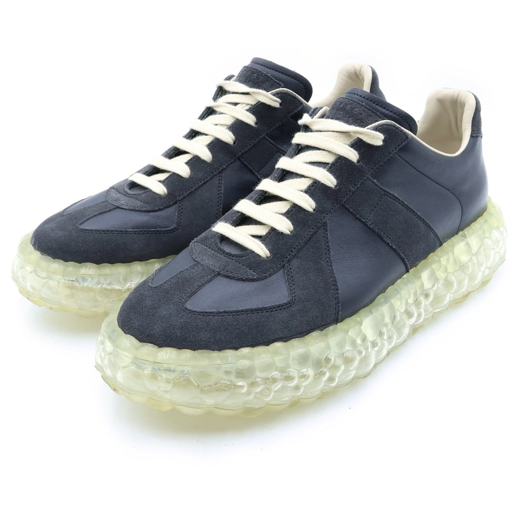 Maison Margiela(メゾンマルジェラ) Replica Caviar レプリカバブルソール ジャーマントレーナー ローカットスニーカー S37WS0503 ブラック