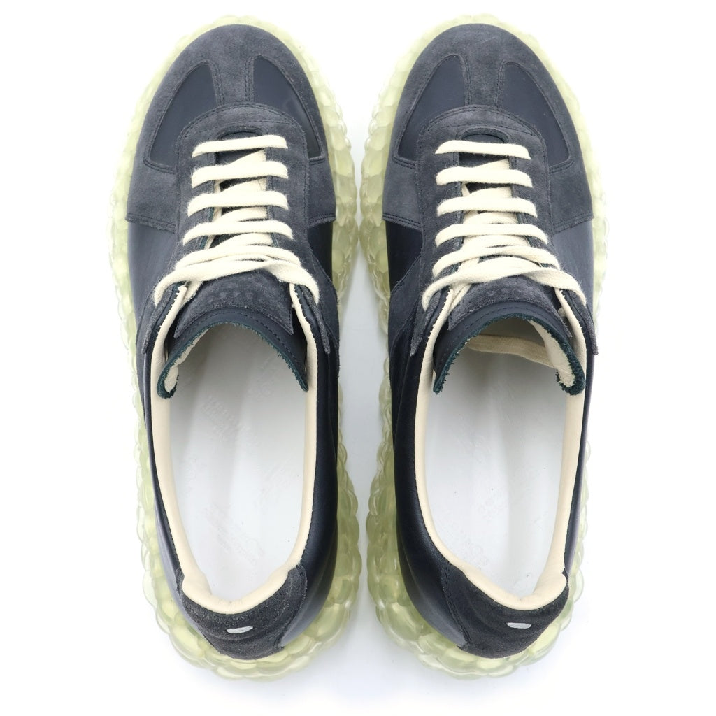 Maison Margiela(メゾンマルジェラ) Replica Caviar レプリカバブルソール ジャーマントレーナー ローカットスニーカー S37WS0503 ブラック