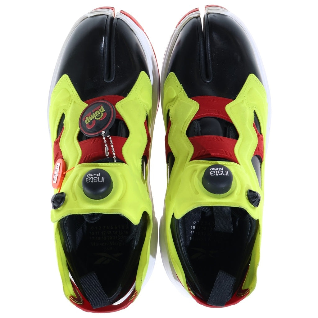 Maison Margiela(メゾンマルジェラ) ×Reebok Tabi Instapump Fury Oxford H06543 足袋 インスタポンプ フューリー ローカットスニーカー イエロー
