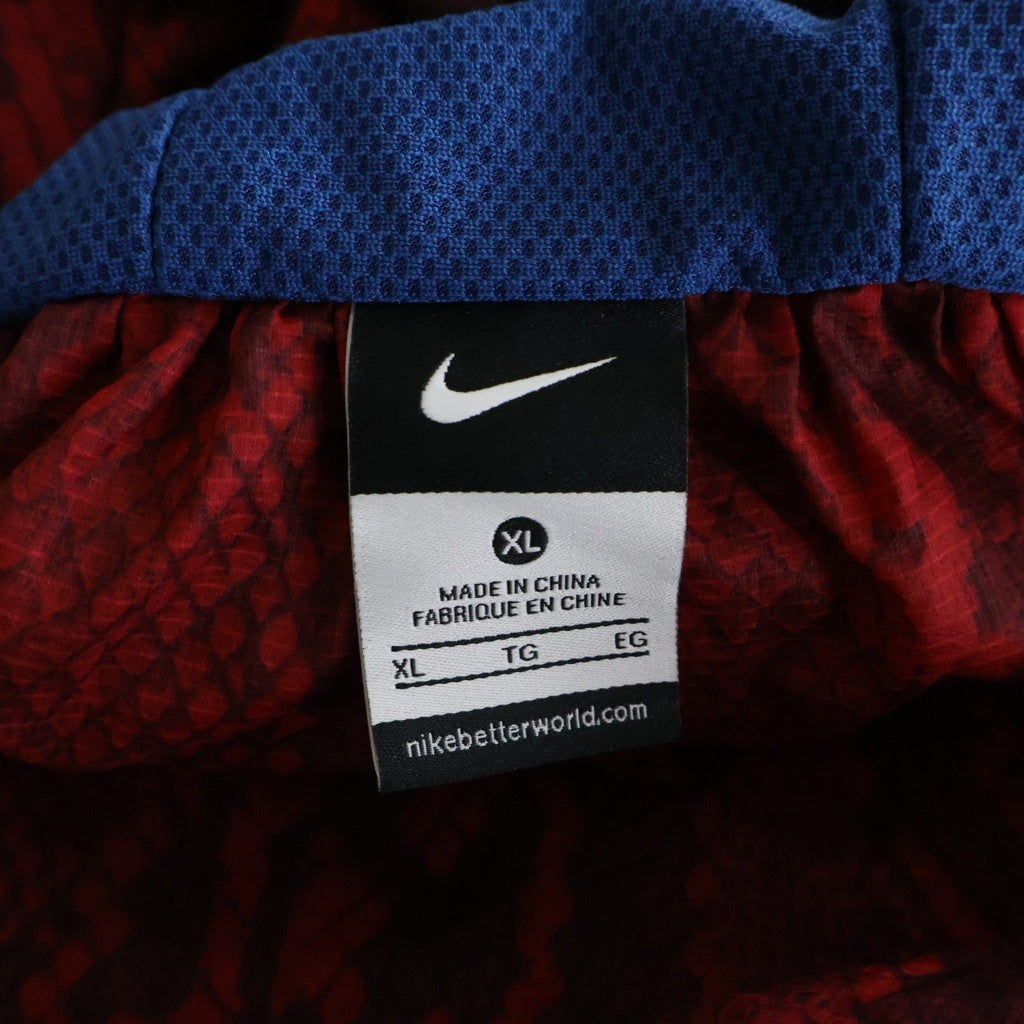NIKE(ナイキ) ×UNDERCOVER GYAKUSOU ノースリーブランニングジャケット パイソン柄 レッド 632591-670