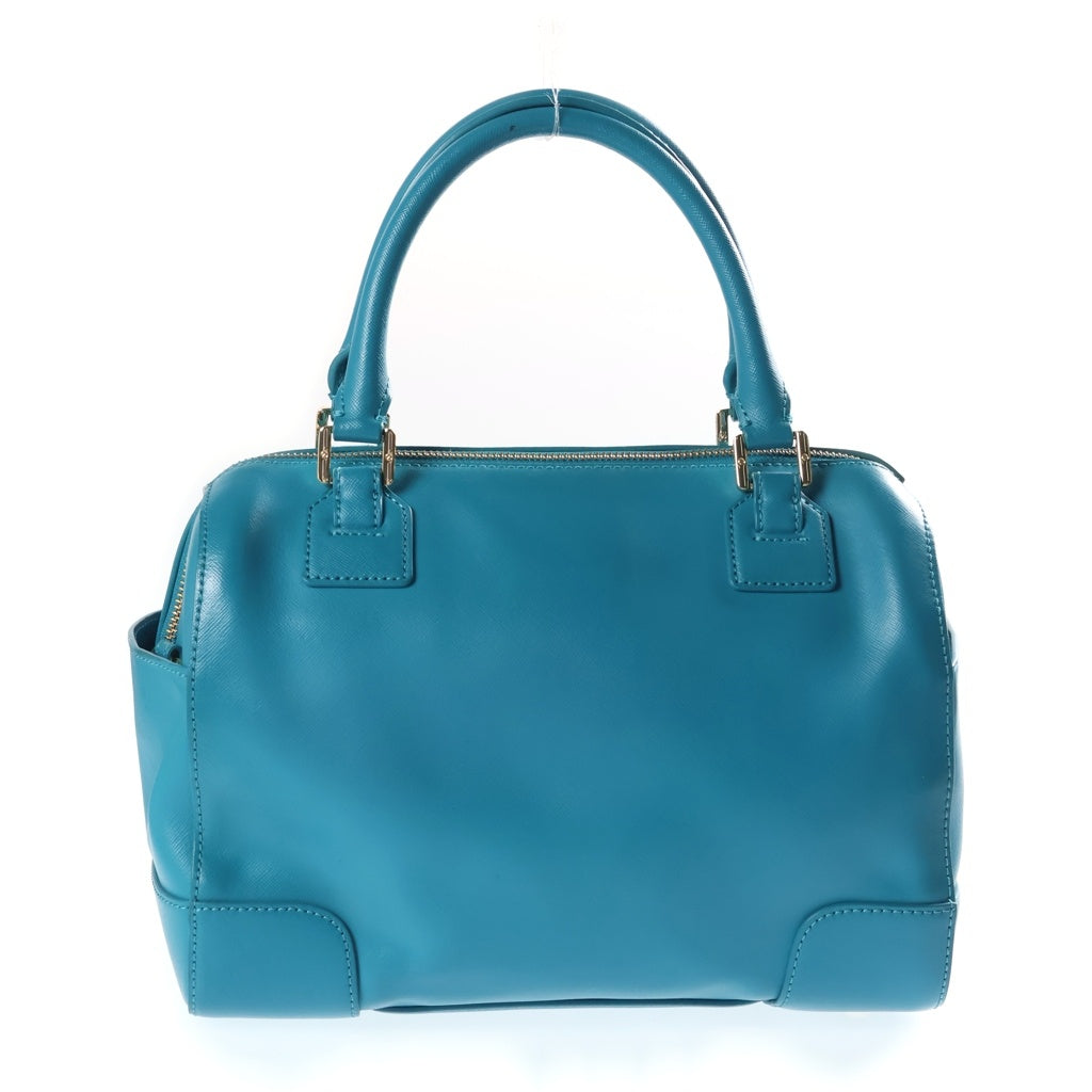 TORY BURCH(トリー バーチ) 2WAY ミニボストン レザーバッグ ブルー レディース