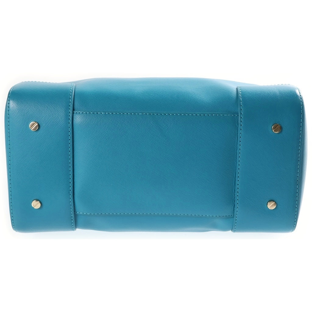 TORY BURCH(トリー バーチ) 2WAY ミニボストン レザーバッグ ブルー レディース