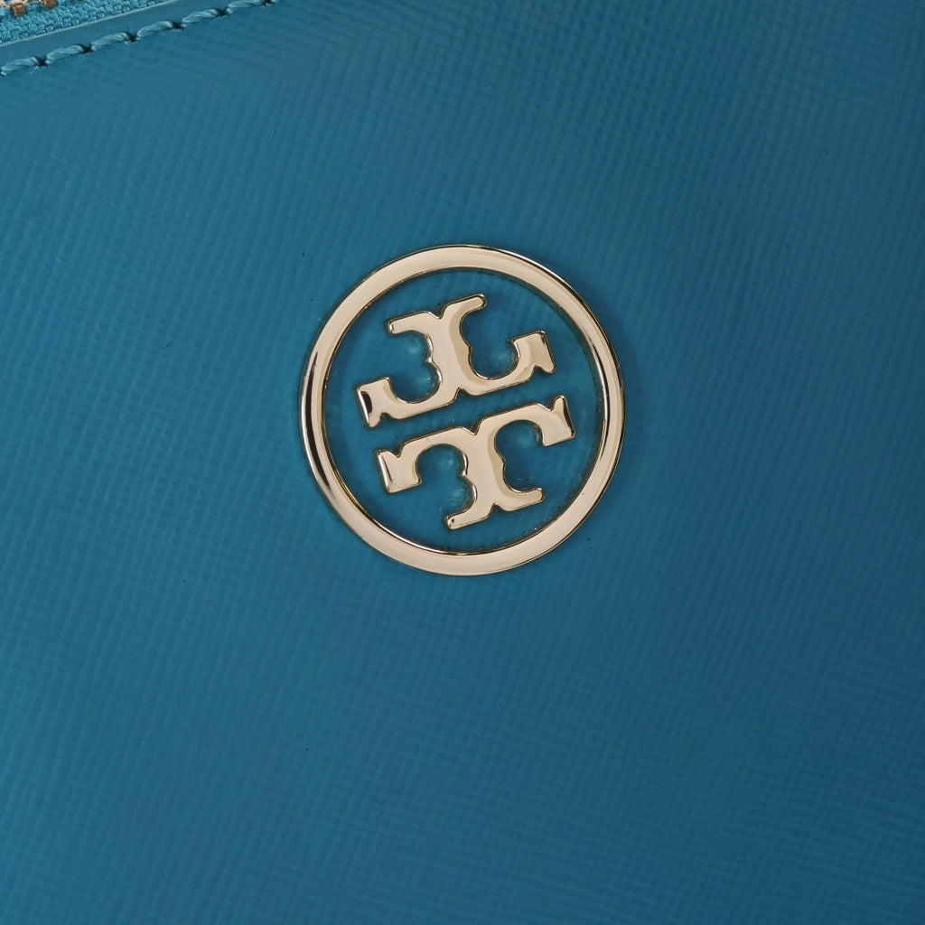 TORY BURCH(トリー バーチ) 2WAY ミニボストン レザーバッグ ブルー レディース
